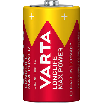 Longlife Max Power D / LR20 Batterie 2er-Pack