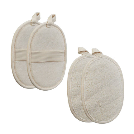Lot de 4 éponges luffa