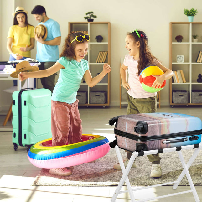 Banc à bagages en bois