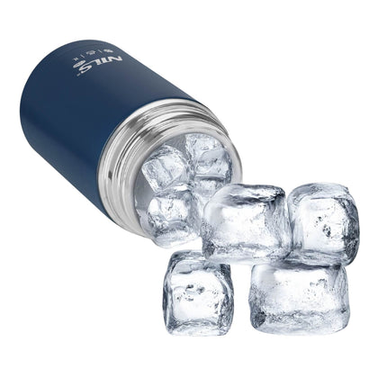 Thermos déjeuner 1000 ml, bleu, bouteille isotherme