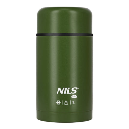 Thermo-Lunchbox 1000ml, Grün, Isolierflasche