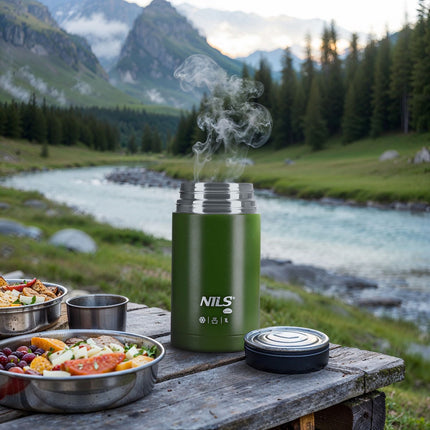 Thermo-Lunchbox 1000ml, Grün, Isolierflasche