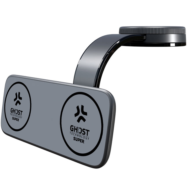 Support magnétique double pour téléphone de voiture compatible MagSafe, 360°