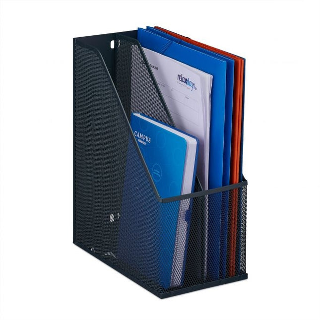 Porte-revues en filet 2 compartiments