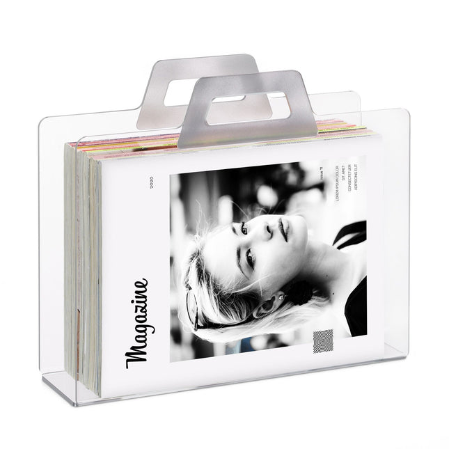 Porte-revues en acrylique transparent