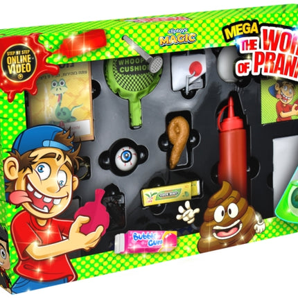 Coffret de farces magiques avec plus de 50 tours et accessoires amusants