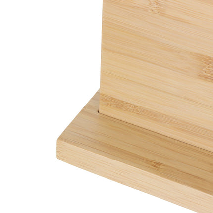 Magnetischer Bambus-Messerblock – beidseitig verwendbar, stabiler Stand