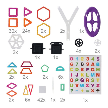 Magnetische Bausteine für Kinder – 100 Teile