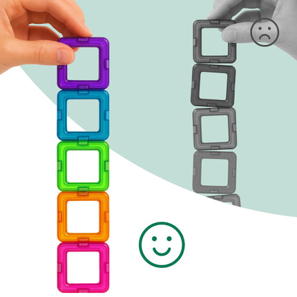 Magnetische Bausteine für Kinder – 100 Teile
