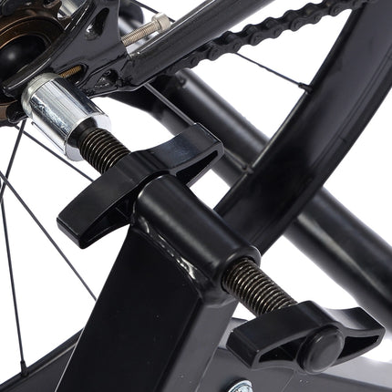 Magnetischer Indoor-Fahrradtrainer, zusammenklappbar, 26-28 Zoll