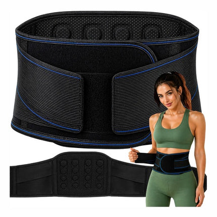 Ceinture de soutien lombaire magnétique, 24 aimants, XXL, ajustable