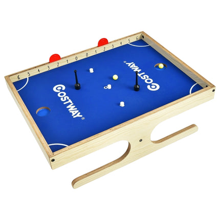 Mini baby-foot magnétique avec 2 balles et poignées