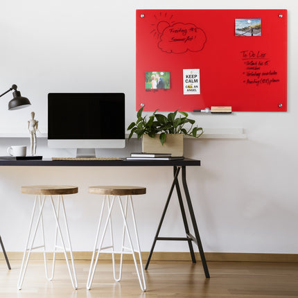 Tableau magnétique en verre
