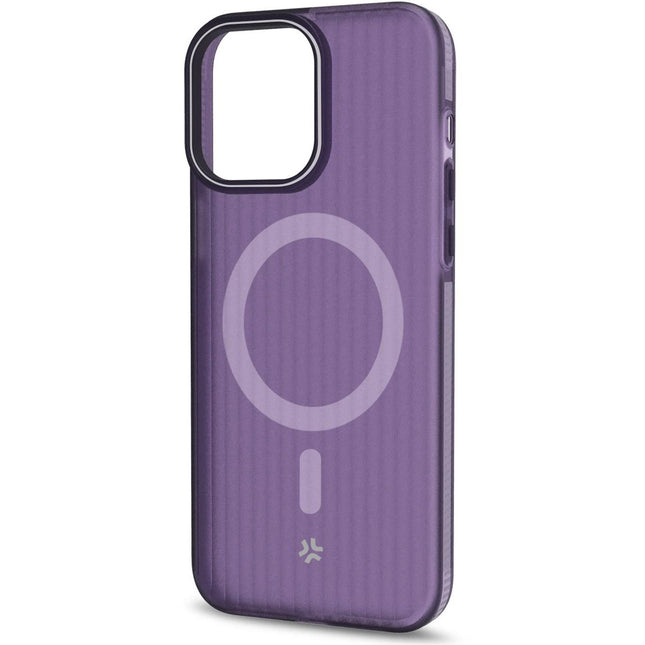 Magsuit MagSafe kompatible Hülle iPhone 16 halbtransparent Lila