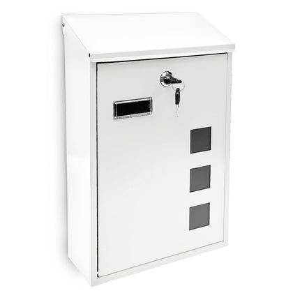 Boîte aux lettres avec 3 fenêtres carrées
