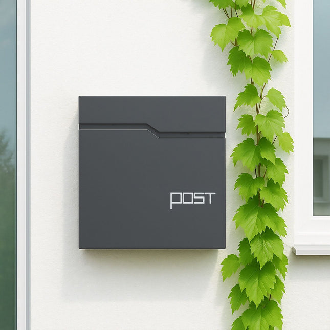 Boîte aux lettres avec porte-journaux - Design moderne, serrure sécurisée