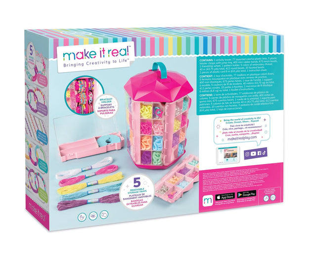 Make It Real Ensemble de bijoux Dyi avec tour d'activité 5 en 1