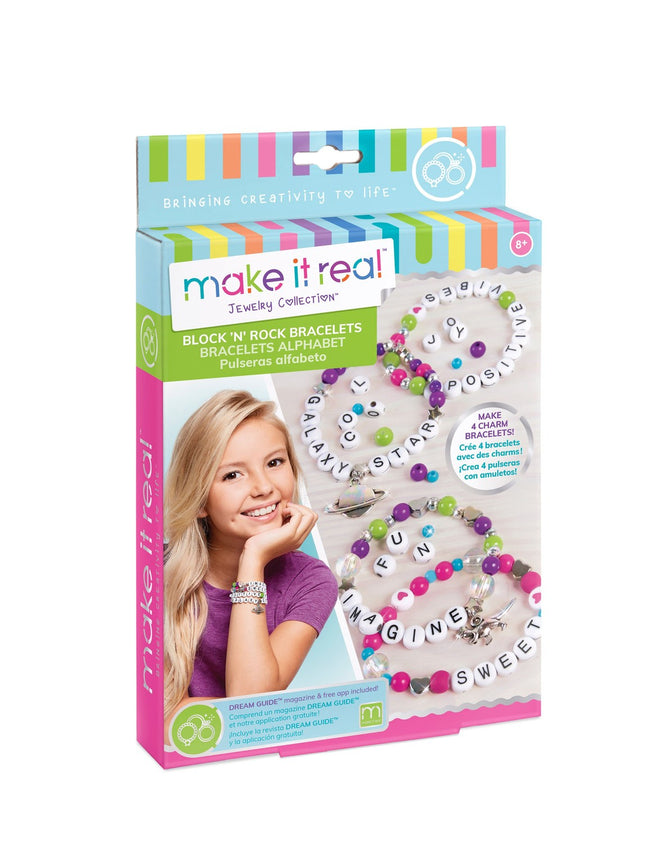 Kit de bricolage pour bracelets à breloques "Block & Rock"