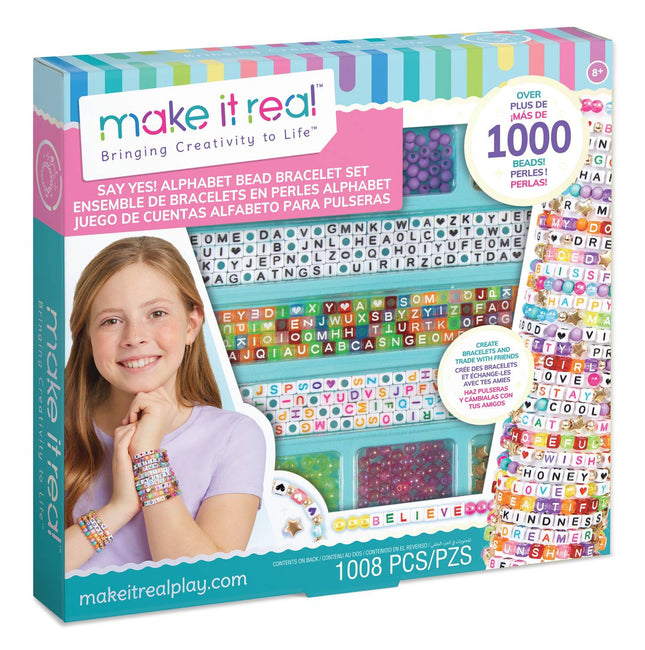 Faites-en un véritable ensemble de bracelets à faire soi-même Alphabet