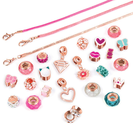 Make It Real DIY Halo Charms Armbänder Set "Think Pink"