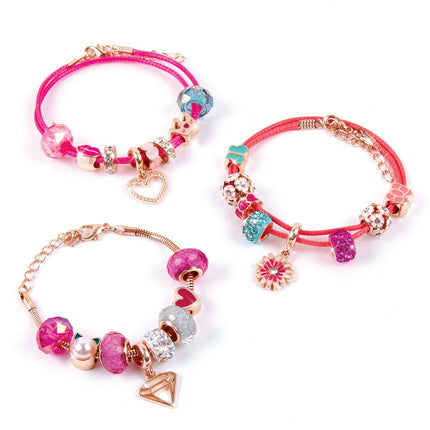 Make It Real DIY Halo Charms Armbänder Set "Think Pink"