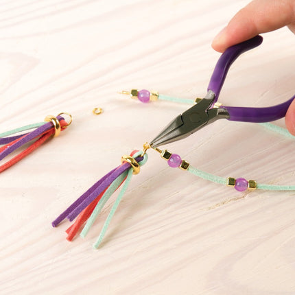 Make It Real Ensemble de bijoux à bricoler soi-même, bracelets en daim