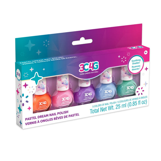 Vernis à ongles Make It Real Pastel Dream, 5 pièces