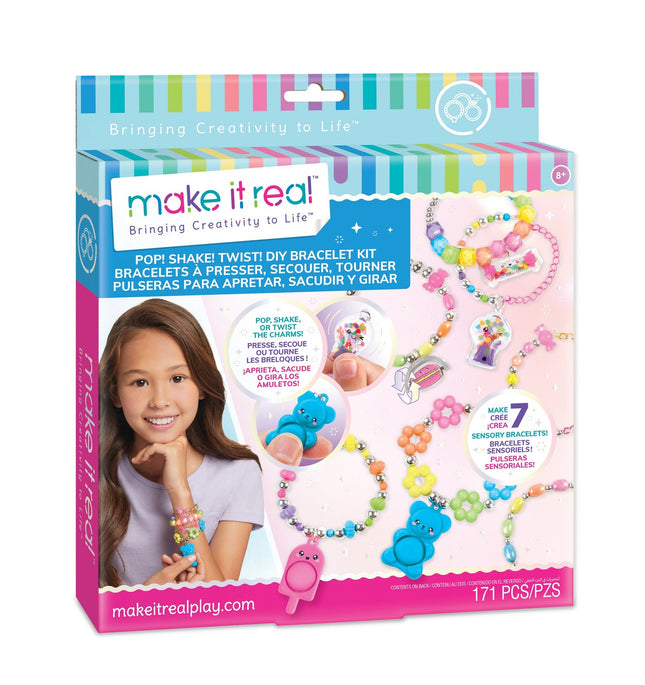 Faites-en une vraie pop ! Secouer! Torsion! Kit de bracelets à faire soi-même