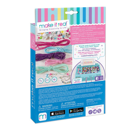 Make It Real Regenbogen Bling Armbänder DIY Schmuckset