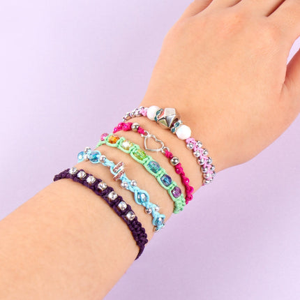 Make It Real Regenbogen Bling Armbänder DIY Schmuckset