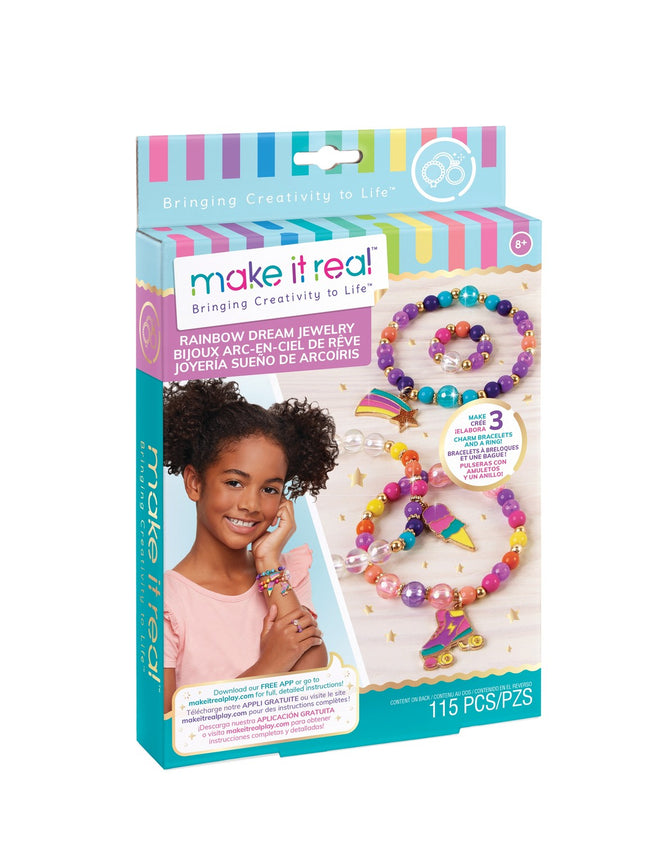 Kit de bricolage de bijoux de rêve arc-en-ciel pour en faire un véritable rêve