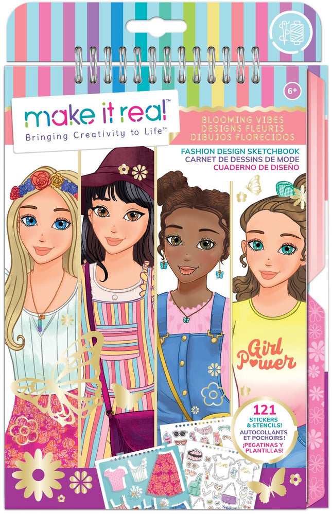 Make It Real Skizzenbuch „Love & Daisies“