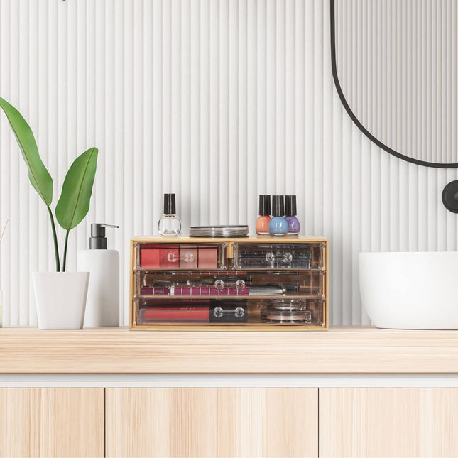 Make-up-Organizer mit 4 Schubladen