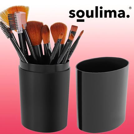 Pinceaux de maquillage 12 pcs noir - set