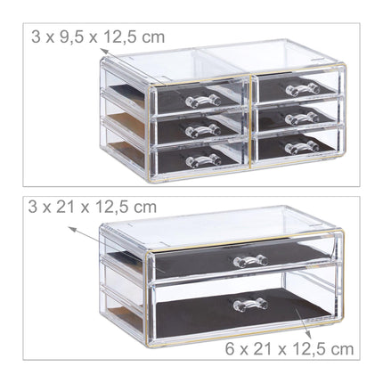 Meuble de maquillage à huit tiroirs
