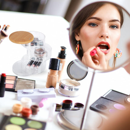 Rangement de maquillage à 3 compartiments