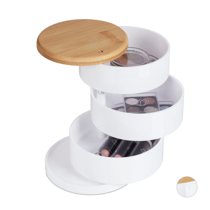 Make-up-Aufbewahrung mit 3 Fächern