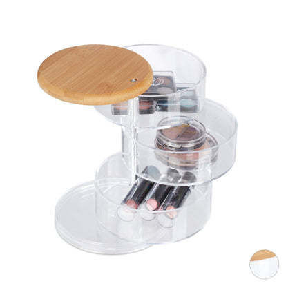 Rangement de maquillage à 3 compartiments