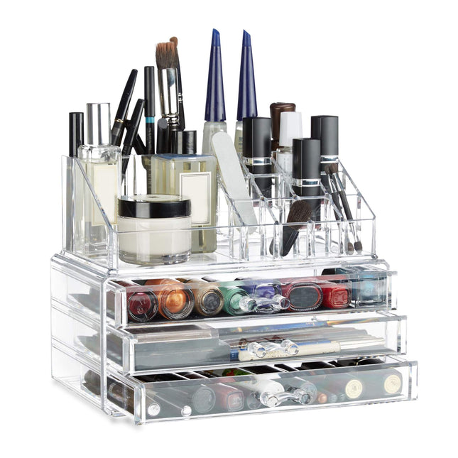 Rangement de maquillage avec 3 tiroirs
