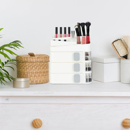 Rangement de maquillage avec tiroirs