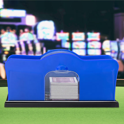Manual Card Shuffling Machine Blue
