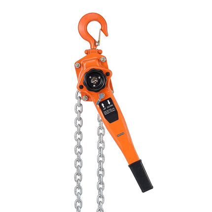 Manual Lever Chain Hoist 1.5T, 3 m G80 Chain, Dual Pawl Brake