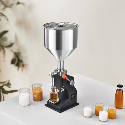 Manual Liquid Filling Machine, 5-50ml, 10L Hopper