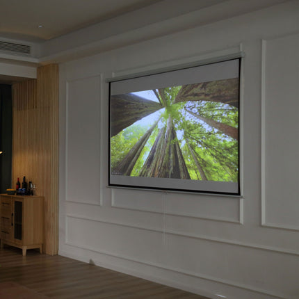 Écran de projection manuel, 100 pouces, 4:3/16:9, home cinéma