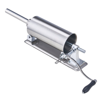Manual Sausage Stuffer, 2.5L Horizontal, 8 Tubes