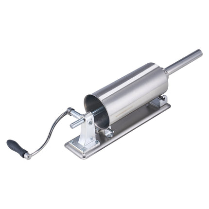 Manual Sausage Stuffer, 2.5L Horizontal, 8 Tubes