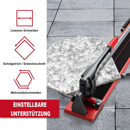 Manuelle Fliesenschneidemaschine, 120cm, 0-60° einstellbarer Winkel