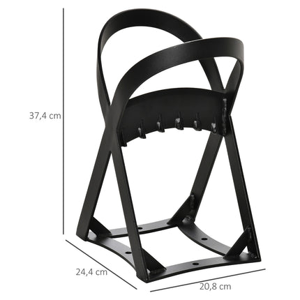 Manual wood splitter, carbon steel for camping and home use