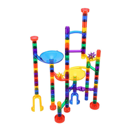 Marble Run Set, 110-Piece Maze with 30 Marbles, STEM