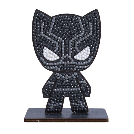 Ensemble d'art Marvel avec cristaux, Panthère noire